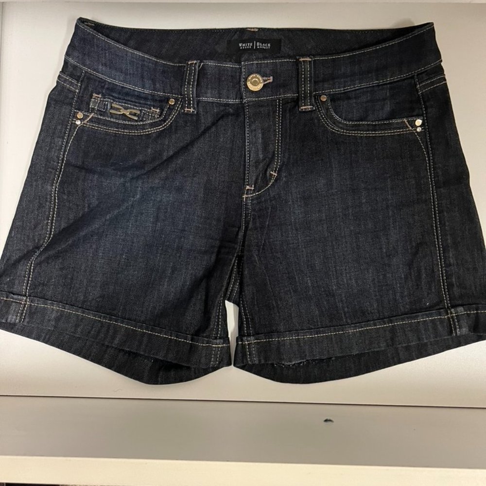 Dark Denim White House Black Market Shorts